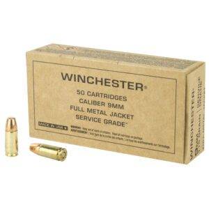 Winchester 9mm Service Grade 115 Gr FMJ