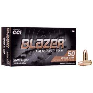 Blazer Brass 124 Grain FMJ 9mm